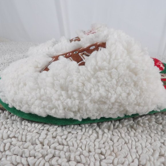 DearFoam Holiday "Official Cookie Tester "Memory Foam Slippers Size S 5-6 - Picture 4 of 9